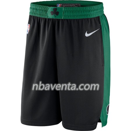 Boston Celtics Hombre Pantalones Negro 2018-19 Nike Swingman